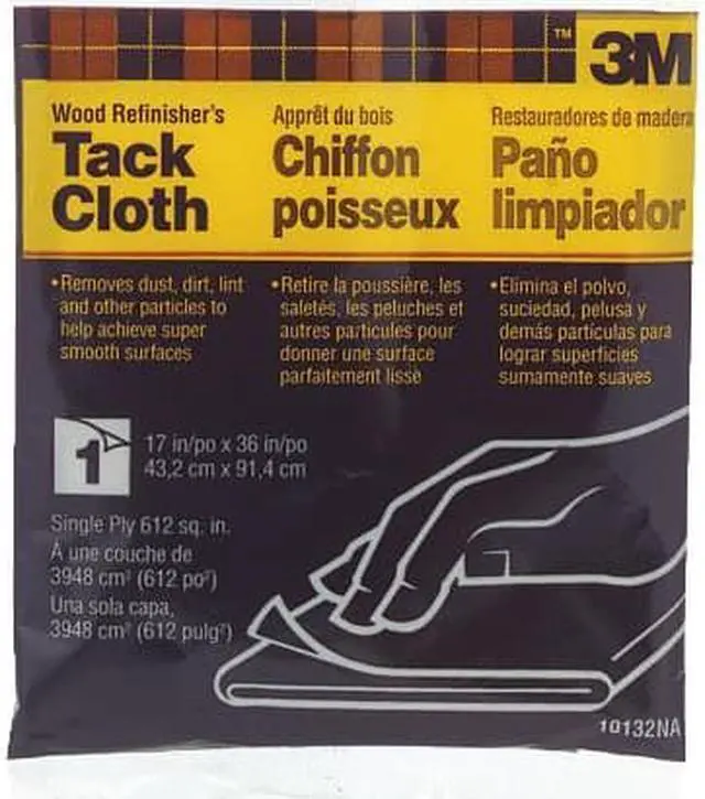 Alt view image 5 of 13 - Wood Refinisher Tack Cloth 3M Tack Cloth 10132 051111101322