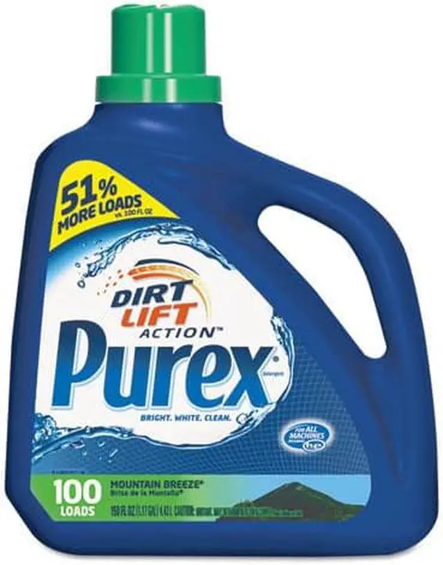 Alt view image 2 of 12 - Liquid Laundry Detergent, Mountain Breeze, 150 oz, Bottle 05016