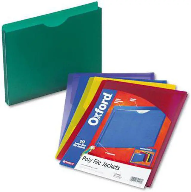 Alt view image 3 of 20 - Pendaflex File,Poly Jkt 1" Ltr,Ast 50990