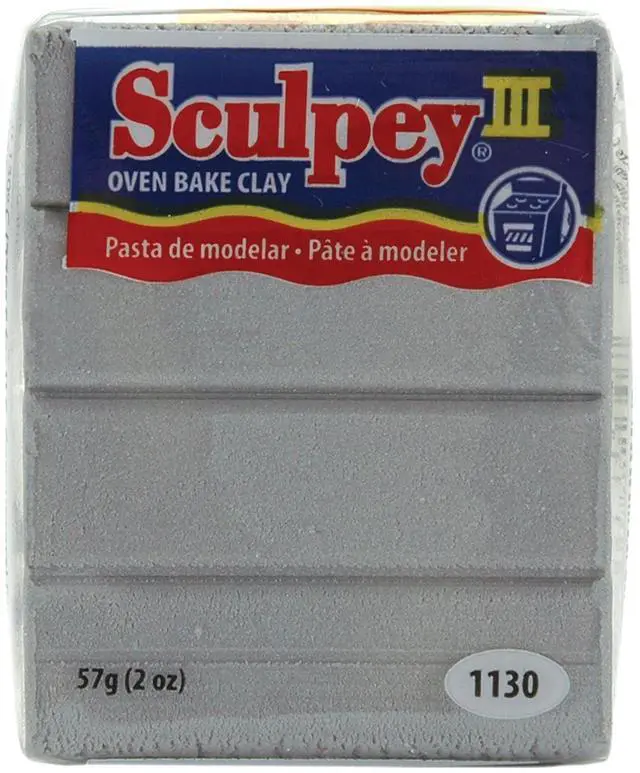 Alt view image 2 of 5 - Sculpey III Polymer Clay 2oz-Silver