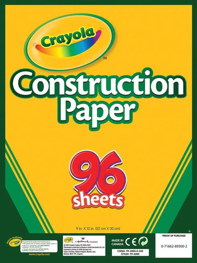 Alt view image 3 of 19 - Crayola Construction Paper Pad 9"X12"-96 Sheets