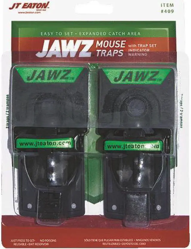 Main image of JT EATON 409 Mouse Trap,7-1/2 In. L,5-1/4 In. W,PK2