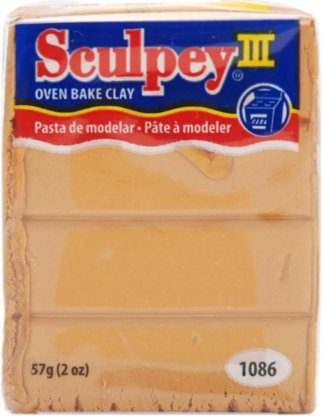 Alt view image 2 of 6 - Sculpey III Polymer Clay 2oz-Gold