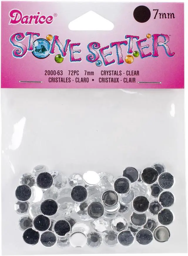 Alt view image 2 of 9 - Stone Setter Crystals 58/Pkg-8mm Crystal