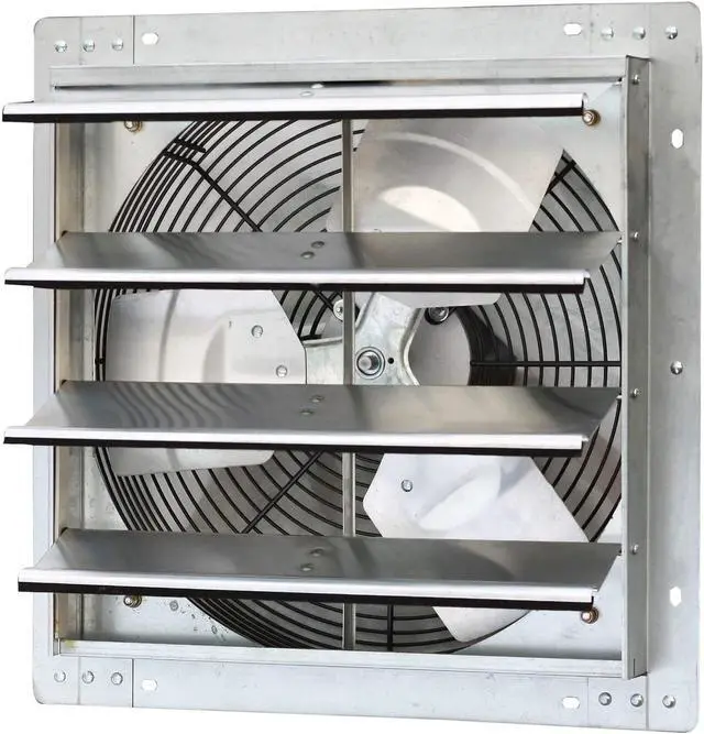 Main image of iLIVING 16 Inch Variable Speed Shutter Exhaust Fan, Wall-Mounted, 1200 CFM, 1800 SQF Coverage Area (Power Cord Not Included)