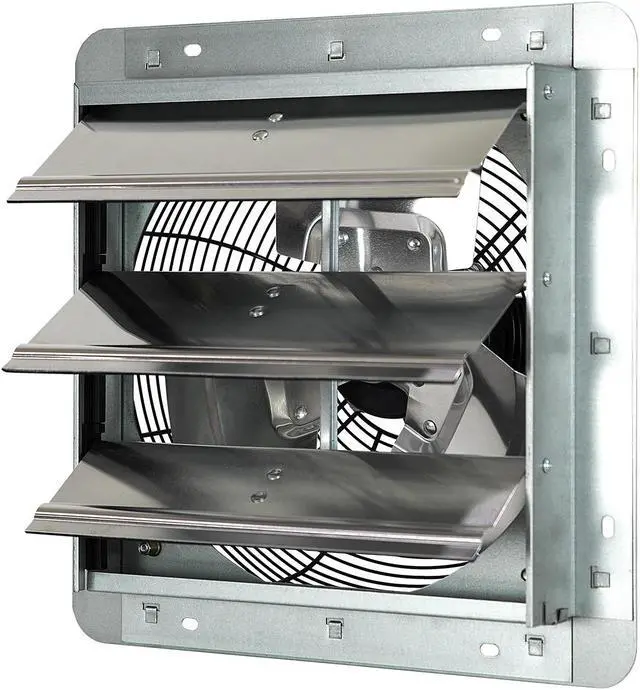 Main image of iLIVING 10 Inch Variable Speed Shutter Exhaust Fan, Wall-Mounted, 820 CFM, 1200 SQF Coverage Area  (Power Cord Not Included)
