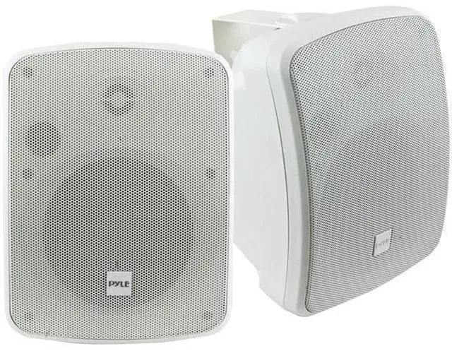 Alt view image 5 of 7 - Pyle PLMRB29W Single DIN Bluetooth Marine MP3 AM/FM Stereo Receiver, White Cover, Long Range Antenna, Amplifier w/Kit, 4x 5.25" 600 Watt Max Bluetooth Indoor/Outdoor Waterproof Audio Speakers (White)