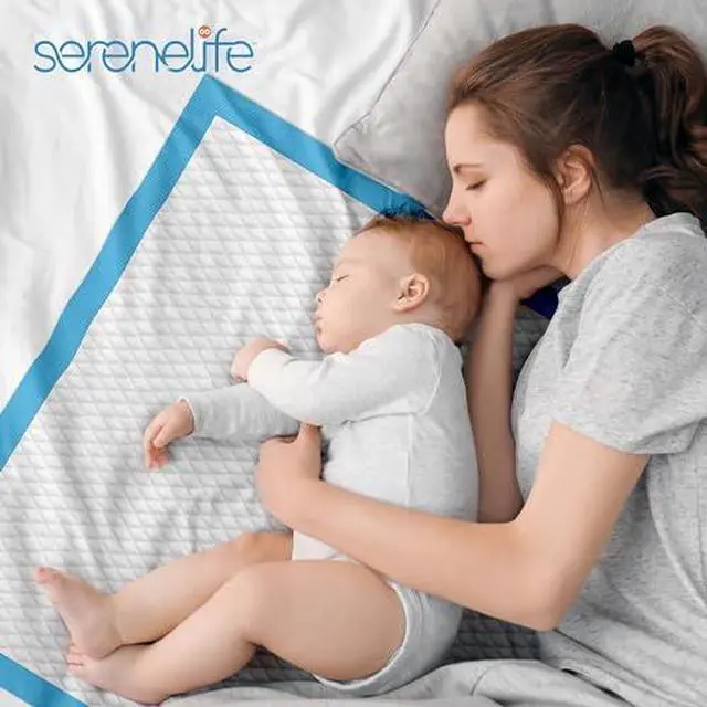 Alt view image 6 of 7 - Serenelife Disposable Under Pads | 50 Count Incontinence Pads for Pets, Babies, Kids & Adults | Super Absorbent & Leak-Resistant | 36 x 23 Inch Chuck Pads | Water-Resistant PE Backsheet