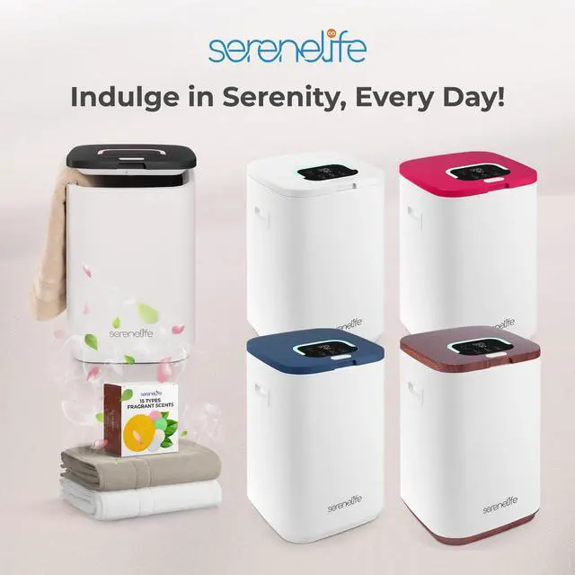 Alt view image 6 of 7 - SereneLife Towel Warmers for Bathroom, 23L Luxury Heater, Blanket Warmer Bucket, LED Display, Up to 24 Hours Delay, 3 Heating Modes and Child Lock for Oversize Bathrobes PJ's and More (Black)