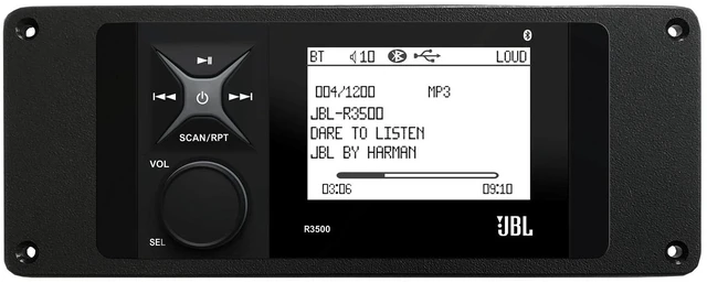 Main image of Milennia PLATEWAKE Single DIN Retrofit Stereo Installation Black Adaptor Plate (Fits INF-R3000 or JBL-R3500)