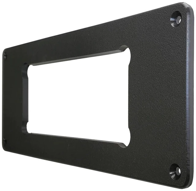 Alt view image 2 of 4 - Milennia PLATEWAKE Single DIN Retrofit Stereo Installation Black Adaptor Plate (Fits INF-R3000 or JBL-R3500)