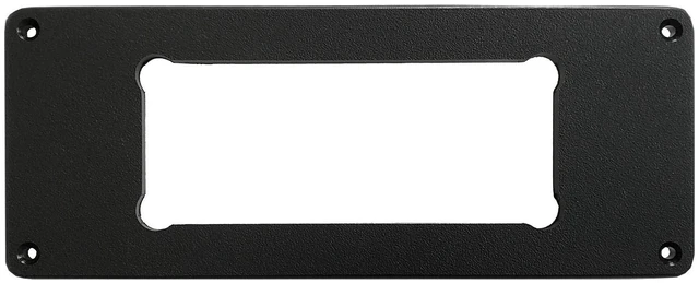 Alt view image 4 of 4 - Milennia PLATEWAKE Single DIN Retrofit Stereo Installation Black Adaptor Plate (Fits INF-R3000 or JBL-R3500)