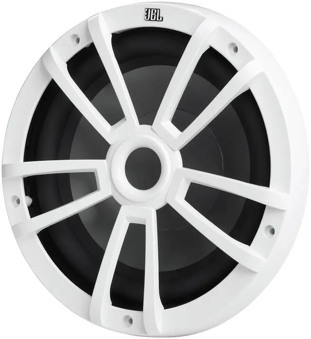 Alt view image 4 of 7 - JVC KD-X38MBS Single-DIN Marine Bluetooth USB/AUX LED AM/FM SiriusXM Ready Stereo Receiver W/White Cover, 4x 6.5" 180W Max Power 2-Way White Speakers, 10" Subwoofer, 4-Channel Amplifier W/Kit, Antenna