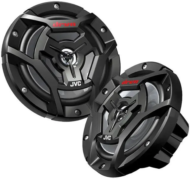 Alt view image 3 of 6 - JVC KD-X560BT Single-DIN Marine Bluetooth USB/AUX MP3 AM/FM Radio Digital Media Stereo Receiver W/White Cover, 2x 6.5" 150W Max Power 2-Way Coaxial Black Boat Speakers W/50 Feet Wire, Radio Antenna