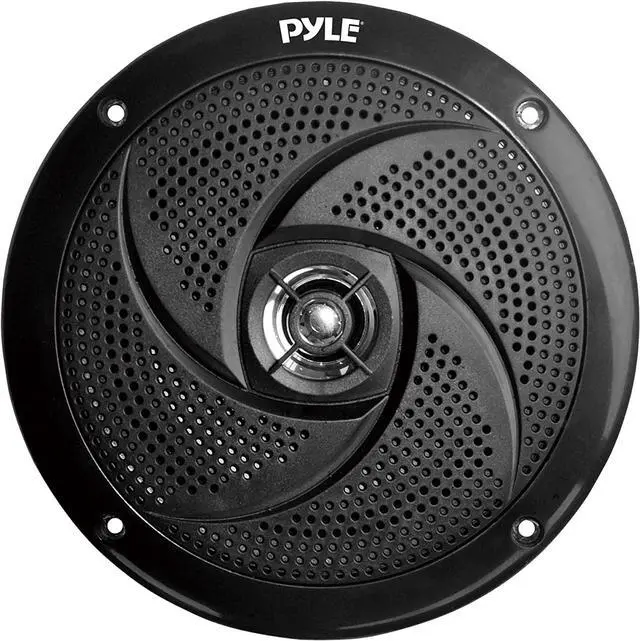 Alt view image 5 of 7 - Pyle PLCDBT65 Single-DIN Marine Bluetooth USB/AUX CD Player AM/FM Stereo Receiver W/White Cover, 2x Pyle PLMRS8B 8'' 320W Max Power Low Profile 2-Way Boat Black Speakers W/50 Feet 18G Wire, Antenna