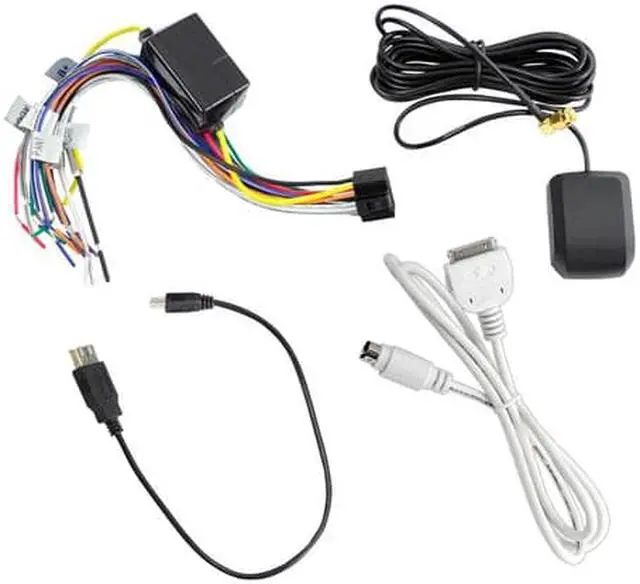 Alt view image 3 of 10 - Pyle PLDNV78I 7" Double-DIN Touchscreen LCD Monitor w/ DVD/CD/MP3/MP4/USB/SD/AMFM/RDS/Bluetooth & GPS