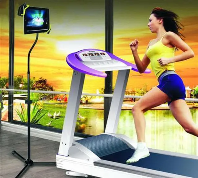 Alt view image 12 of 17 - Universal Tablet PC/Android/Kindle/iPad Floor Stand For Music, Reading, Bedside Use,Fitness Use