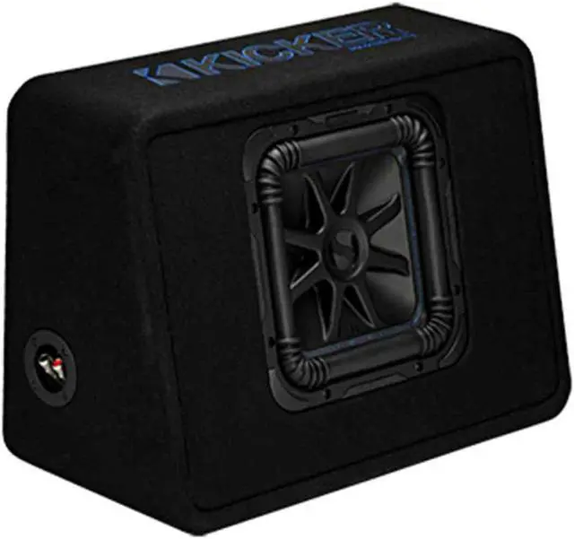 Alt view image 4 of 16 - Kicker TL7S102 L7S 10" Subwoofer in Thin-Profile Enclosure 2-Ohm