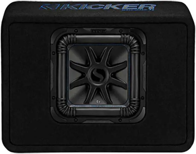Alt view image 5 of 16 - Kicker TL7S102 L7S 10" Subwoofer in Thin-Profile Enclosure 2-Ohm