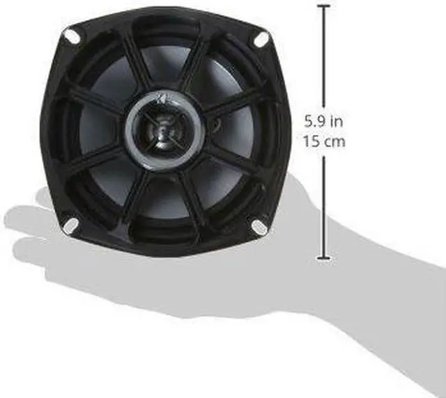 Alt view image 7 of 20 - Kicker 10 PS5250 2-Ohm 5 ¼" 2-way Marine Speakers