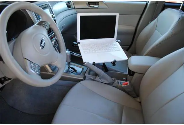 Alt view image 2 of 4 - *Bundle Package* Mobotron MS-526SA Car Truck iPad Laptop Heavy Duty Mount Stand Holder with Supporting Brace
