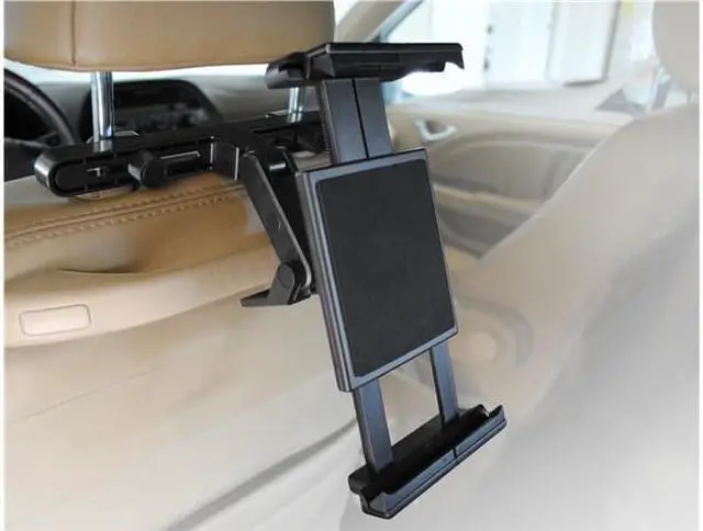 Alt view image 3 of 10 - Mobotron HM-200V Car Universal Tablet Headrest Mount