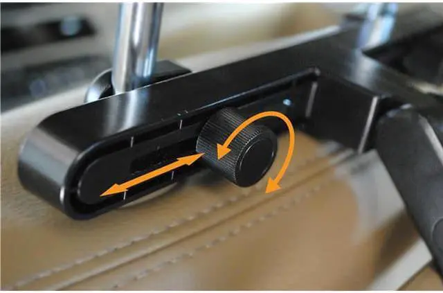 Alt view image 2 of 10 - Mobotron HM-200V Car Universal Tablet Headrest Mount