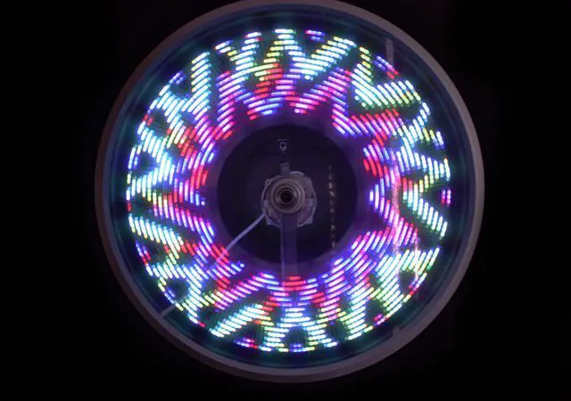 Alt view image 2 of 7 - Fantasma OWL BK-2071 Bicycle On-Wheel LED Imaging System  (20"~up) - Preprogrammed Images