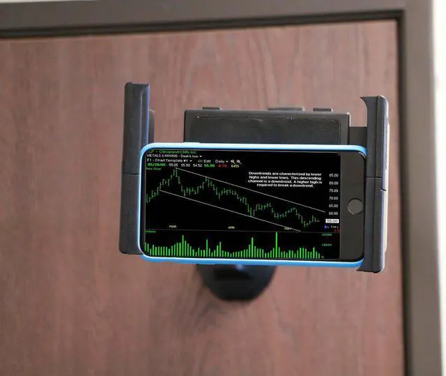 Main image of Mobotron Universal iPad / Tablet / Smartphone Wall-Mount Holder - MH-209 Black