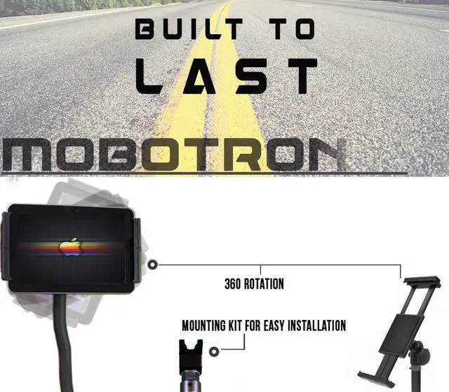 Alt view image 2 of 14 - Mobotron SM-320 Car Seat Bolt Mount For 5"-12" Mobile Devices