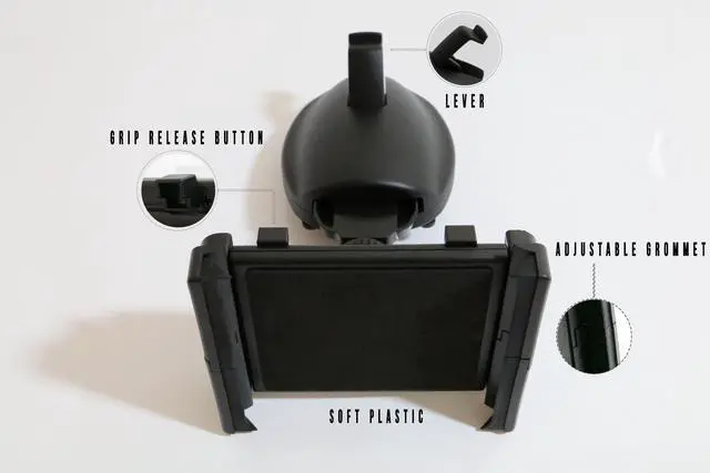 Alt view image 2 of 6 - Mobotron DM-700V Car Dashboard Mount Holder For 5"- 12" Mobile Devices