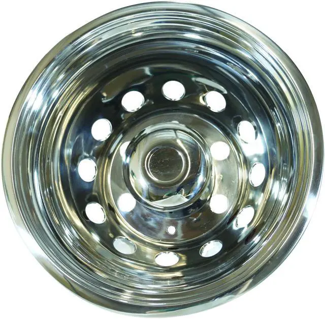 Alt view image 3 of 7 - 2014 – 2016 Ford Transit Dually 16” 6 lugs Stainless Wheel Simulators – Set of 4, 16” for 6 lug nuts wheels