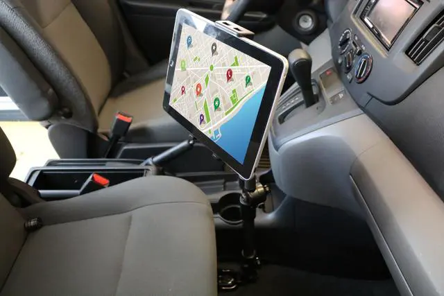 Alt view image 2 of 6 - Mobotron UTSM-01  Standard Mount: In-Car Universal Tablet/Smartphone Holder