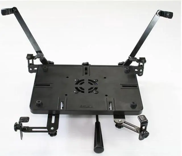 Alt view image 5 of 15 - Mobotron MS-426B Standard Car iPad Laptop Mount Holder Stand with USB cooling fan, Supporting Brace, and Screen Stabilizers