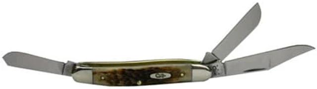 Main image of Case 6347 SS Amber Stockman Knife