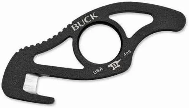 Main image of Buck PakLite Guthook w/Black Traction Coat Knife 499BKG1