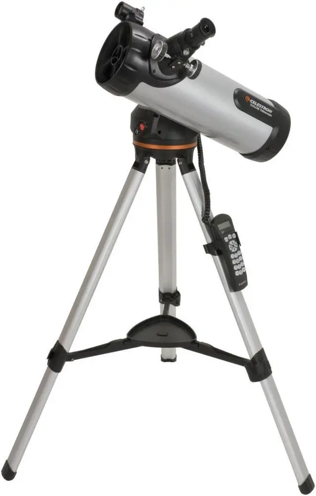 Alt view image 5 of 5 - Celestron 114LCM Computerized Telescope with Motorized Altazimuth Mount (31150)
