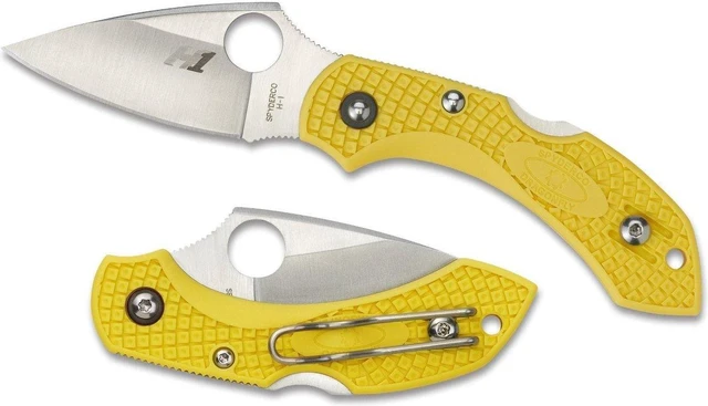Main image of Spyderco Dragonfly 2 Folder 2.25 in H1 Plain Yellow FRN Hndl