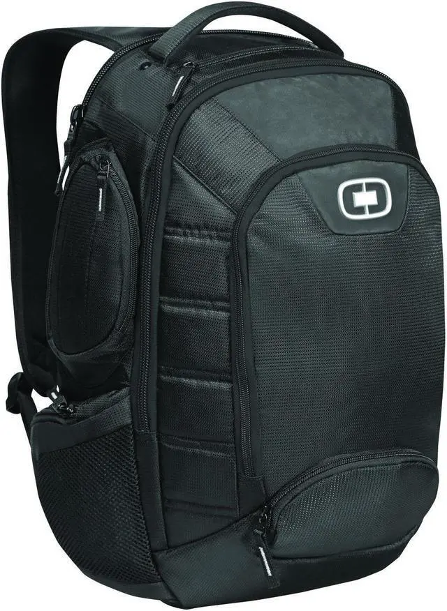 Alt view image 3 of 6 - 2014 Ogio Bandit Black Pack Travel School Backpack For Laptop