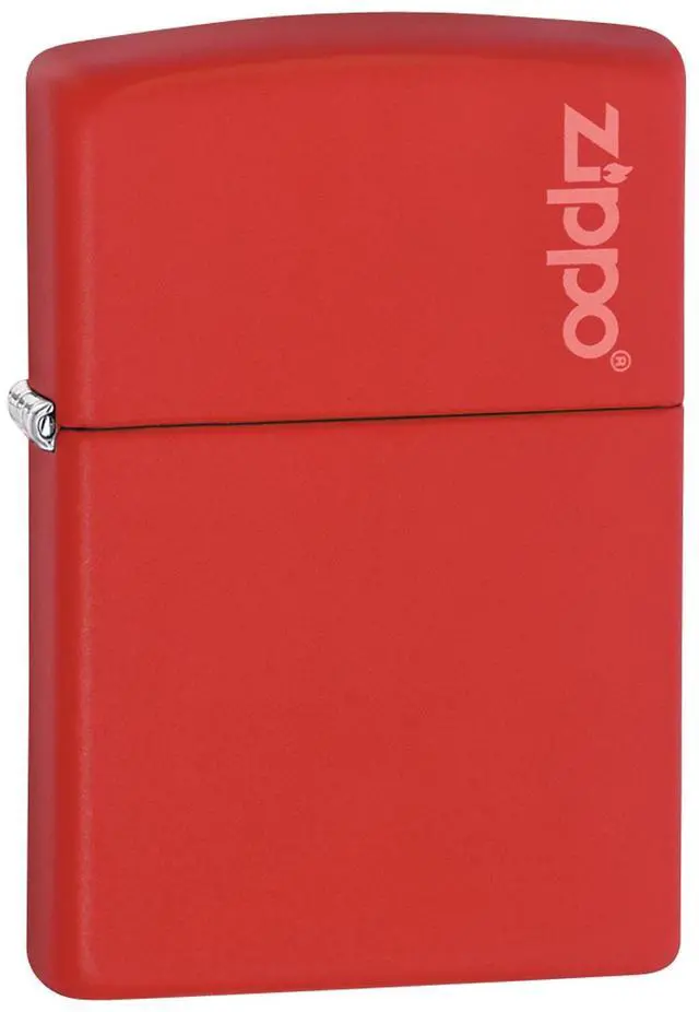 Main image of Zippo 233ZL Windproof Red Matte with Zippo Logo Lighter
