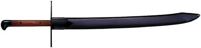 Alt view image 2 of 13 - COLDSTEEL 88GMS COLD STEEL GROSSE MESSER WITH LEATHER SCABBARD