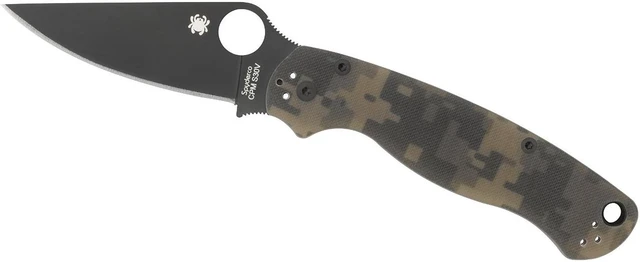 Alt view image 2 of 6 - Spyderco ParaMilitary 2 Digicam Knife C81GPCMOBK2