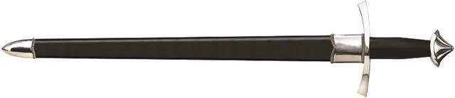 Alt view image 6 of 11 - Cold Steel Norman Sword With Leather Scabbard 88NOR