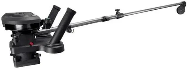 Alt view image 2 of 8 - Scotty 1116 Propack 60" Telescoping Electric Downrigger w/ Dual Rod Holders and Swivel Base