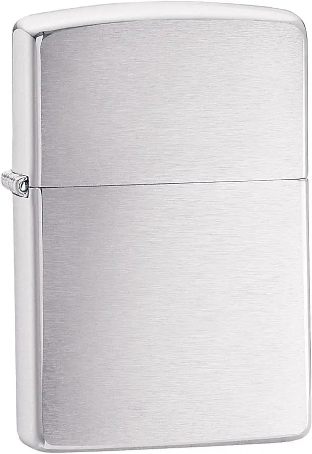 Alt view image 7 of 13 - Zippo Classic Brushed Chrome Lighter