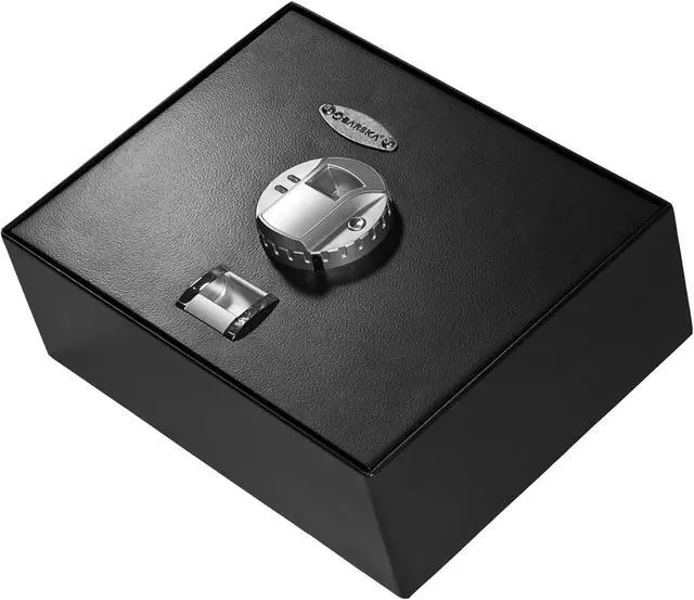 Main image of Barska Top Opening Biometric Safe Black Top Opening Biometric Drawer Safe