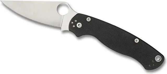 Alt view image 4 of 17 - Spyderco C81GP2 Para-Military 2 Folding Knife 3.5" Blade 8.28" Overall Folder