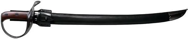 Alt view image 6 of 11 - COLDSTEEL CS88CSH-BRK COLD STEEL 1917 Hybrid Cutlass 25 Blued Carbon Steel Blade Hardwood Handle