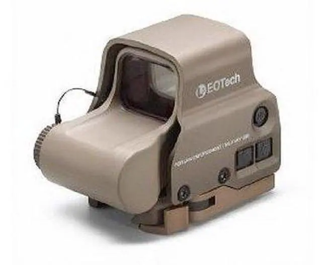Alt view image 2 of 6 - EOTech Tactical, Holographic, Night Vision Compatible Sight, 68MOA Ring with 2 1MOA Dots, Tan Finish, Side Buttons, incl