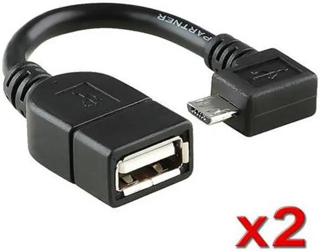 Main image of 2X Micro USB Otg Host Cable Compatible With Samsung© Galaxy S2 Sprint Epic 4G Touch D710